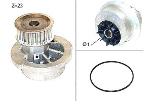 Pompa Wody Opel Dohc 1,6 16v Valeo