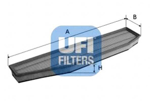 Filtr Powietrza Bmw E83 1.8-3.0d 07- Ufi