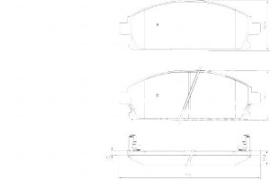 Klocki Hamulcowe Nissan X-trail 01-07 A.b.s.