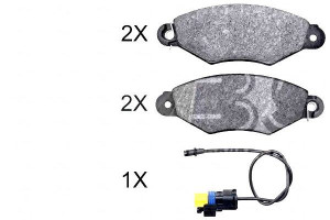 Klocki Hamulcowe Renault Kangoo 1.5dci 05-08 Przód
