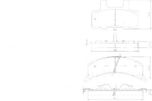 Klocki Hamulcowe Chevrolet Blazer 91-96 A.b.s.