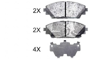Klocki Hamulcowe Mazda 3 13- Przód A.b.s.