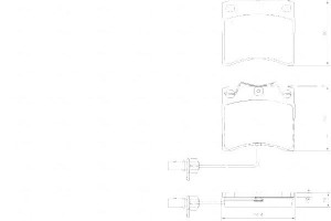Klocki Hamulcowe Vw T4 99-03 Z Czuj. A.b.s.