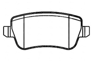 Klocki Hamulcowe Fiat Croma 05- Tył A.b.s.