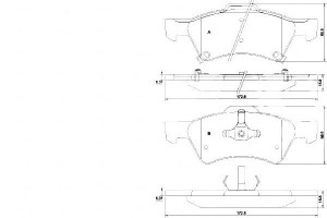 Klocki Hamulcowe Chrysler Voyager 00-08 Przód A.b.