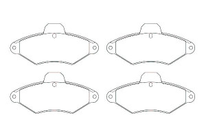 Klocki Hamulcowe Citroen Przód Xantia Breck