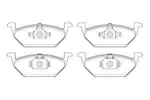 Klocki Hamulcowe Vw Przód A3 Bora Golf 4 Polo Octa