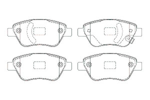 Klocki Hamulcowe Opel Przód Corsa D 1,0-1,7 06- Br