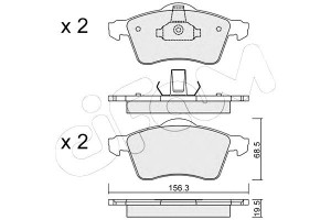 Klocki Hamulcowe Vw T4 95- Cifam