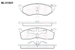 Klocki Hamulcowe Chrysler Voyager Dodge Caravan Pl