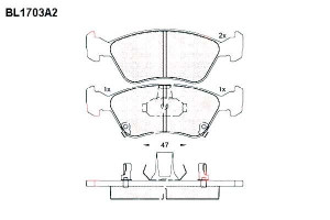 Klocki Hamulcowe Toyota Avensis 18.2mm Wva21975 Z