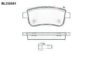 Klocki Hamulcowe Renault Fluence Grand Megane Scen