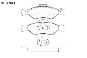 Klocki Hamulcowe Ford Fiesta Ka 18.8mm Wva23200 Kp