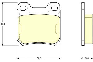 Klocki Hamulcowe Saab 900 9-3 98 9-5 6 97-6 99 Gr.