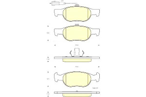 Klocki Hamulcowe Fiat Brava O 1.6 16v 09 96-08 98