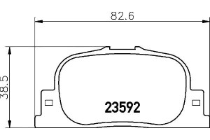 Klocki Hamulcowe Hella Pagid 446632030 446647010 4