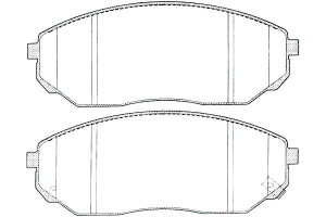 Klocki Hamulcowe Kia Sorento I 2.4-3.5 08.02- Lpr