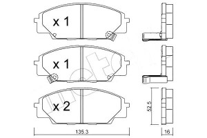Klocki Hamulcowe Honda Civic 01-05 Type-r Metelli