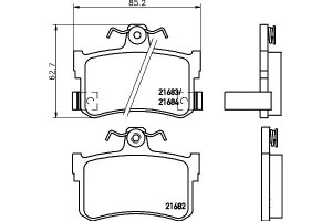Klocki Hamulcowe Mintex Sfp10012 Gbp90302af Gbp903