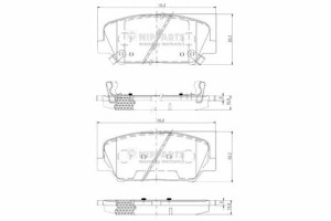 Klocki Hamulcowe Hyundai I30 Kia Ceed 17.3mm Wva24