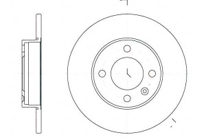 Tarcze Hamulcowe 2szt 239x10 P 4-otw Seat Cordoba