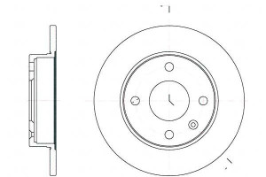 Tarcze Hamulcowe 2szt 239.5x10 P 4-otw Ford Escort