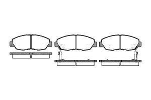 Klocki Hamulcowe Remsa 45022s50a00 45022sm4a00 450