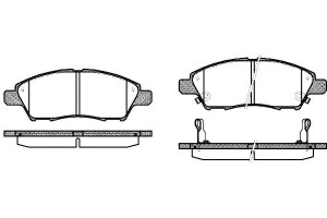 Klocki Hamulcowe Remsa D1060ed51ac107 D10601hl0b 2