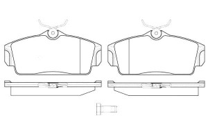 Klocki Hamulcowe Remsa 410602f525 41060bm525 Gdb31