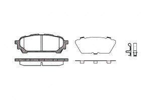 Klocki Hamulcowe Tył Subaru Forester 03> Impreza 0