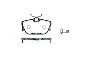 Klocki Hamulcowe Vw Transporter 17.3mm Wva23224 Z