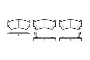 Klocki Hamulcowe Nissan Almera 15.5mm Wva23004 Z C