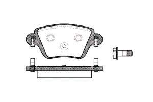 Klocki Hamulcowe Ford Mondeo Jaguar X-type 17.2mm