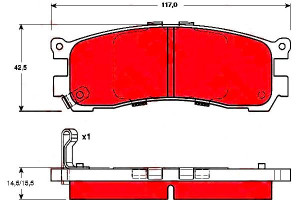 Klocki Hamulcowe Mazda Mpv I 2.5d/3.0 11.88-09.99