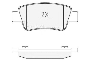 Klocki Hamulcowe Honda Tył Cr-v 2,0 2,2ctdi 06- Z