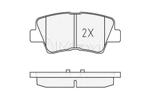 Klocki Hamulcowe Hyundai Tył I40 11- Sonata 08- Ce