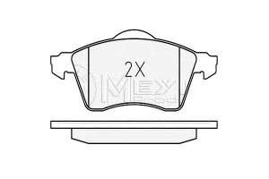Klocki Hamulcowe Vw Przód T4 1,8-2,8 09 90- Z Czuj