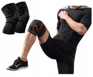 Stabilizator kolana - opaska na kolano - ZESTAW 2 SZTUK