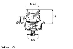 Termostat (92c W Obudowie) Opel Agila 1.0/1.2 09.0