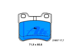 Klocki Hamulcowe Citroen Ax Saxo Peugeot 106 I 106