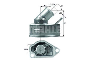 Termostat Opel 92c Astra Behr