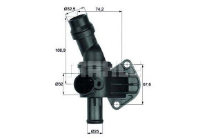 Termostat Vw 87c 2,0tdi 05- Behr