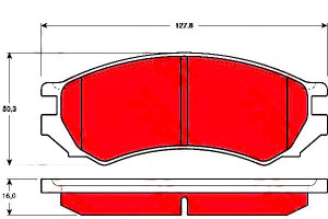 Klocki Hamulcowe Nissan Primera 1.6/2.0d 06.90-01.