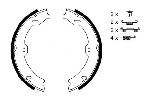 Szczęki Hamulcowe Mercedes W221 3,0-6,2 05-13 Bosc
