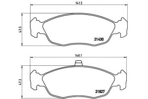 Klocki Hamulcowe Citroen Xsara 97-05 Brembo
