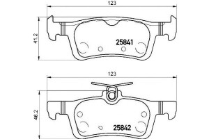 Klocki Hamulcowe Peugeot 308 Ii 13- Tył Brembo