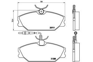 Klocki Hamulcowe Renault Laguna 93-01 Z Czuj. Brem