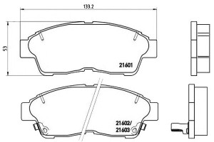 Klocki Hamulcowe Toyota Corolla Carina E Brembo