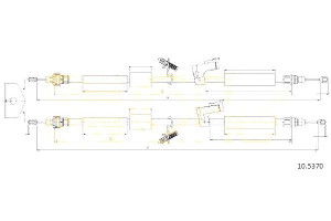 Linka Hamulca Ręcznego Ford Cofle