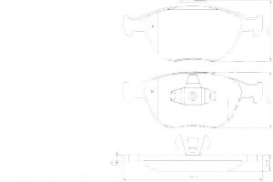 Klocki Hamulcowe Ford Transit Connect 02- A.b.s.